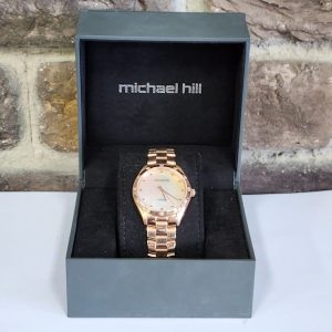 Michael Hill Ladies Rose Gold Watch - lg16920