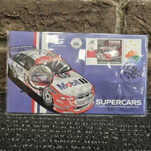 1998 CRAIG LOWNDES SUPERCARS 60 YEARS - 50 CENT COIN - LG26573-21