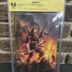 BRZRKR SIGNED COMIC BOOK - GRADED 9.8 - LG33238